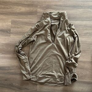 Apana Olive Long Sleeve Top